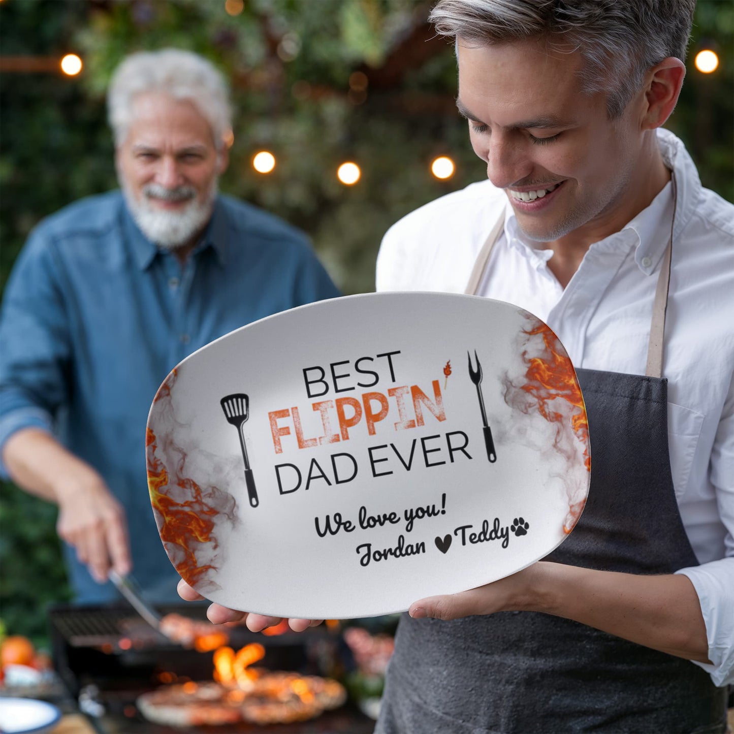 Best Flippin’ Dad Ever | Personalized Grill -Boss Platter