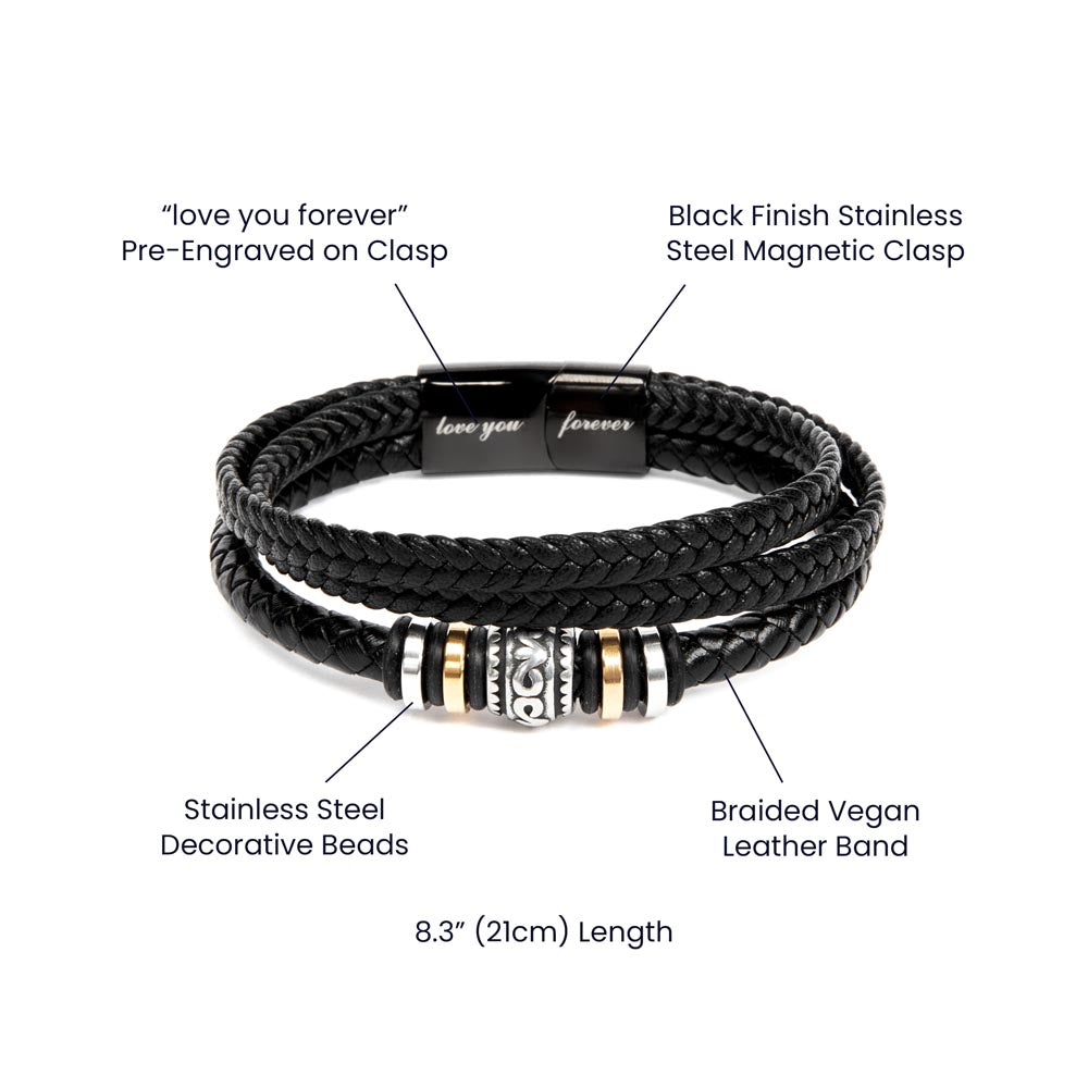 Always & Forever The MAN| Personalized Bracelet