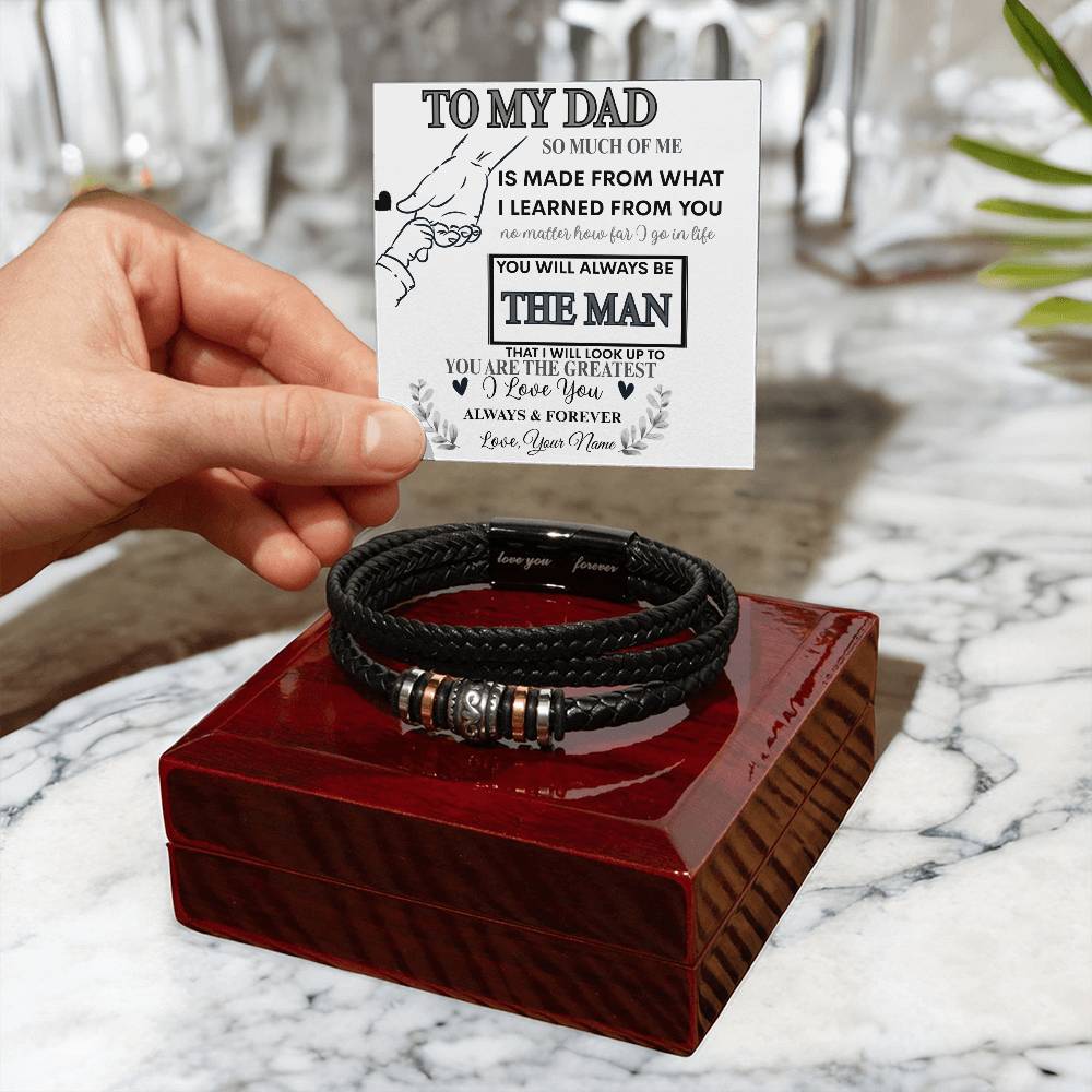 Always & Forever The MAN| Personalized Bracelet