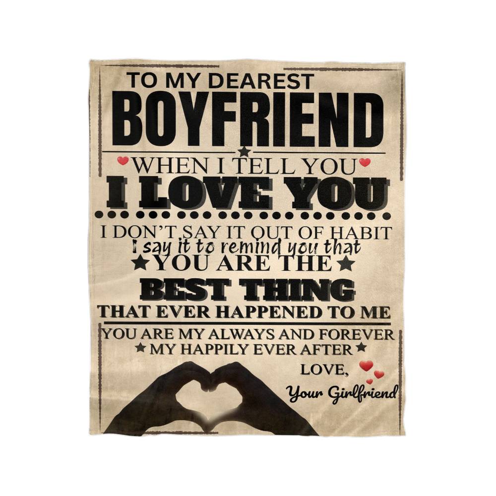 Personalized I Love You Blanket, Custom Name Fleece Throw, Mink or Sherpa Blanket, Romantic Gift 30x40 or 60x80