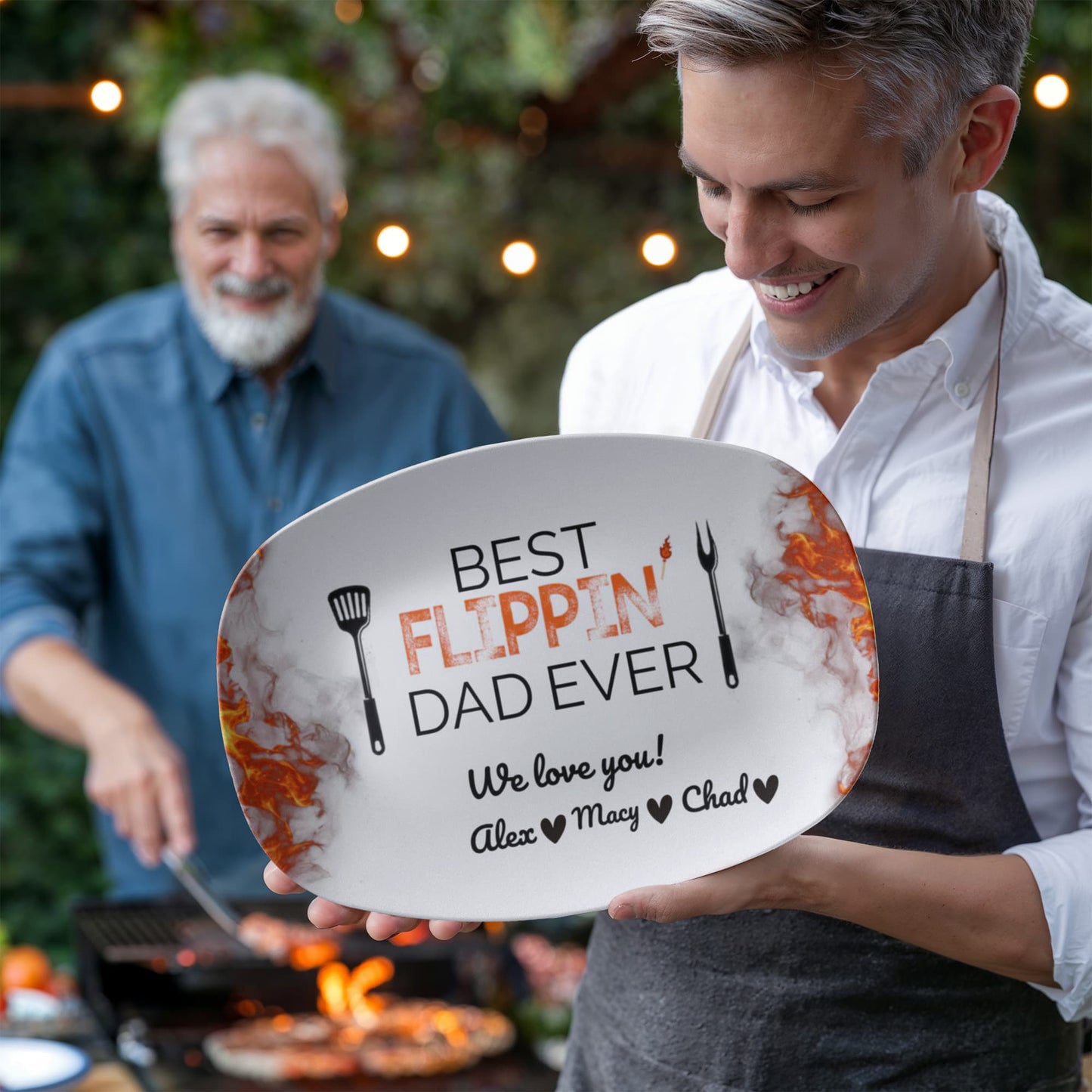 Best Flippin’ Dad Ever | Personalized Grill -Boss Platter