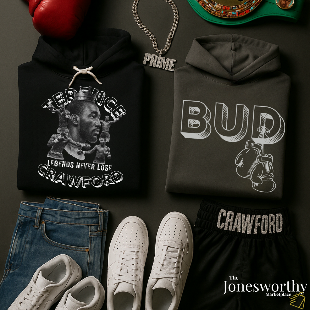 Terence Crawford Bud Legends Never Lose Hoodie | Unisex Lightweight Pullover Sweatshirt, Sports Fan Gift, Boxing Champion Apparel