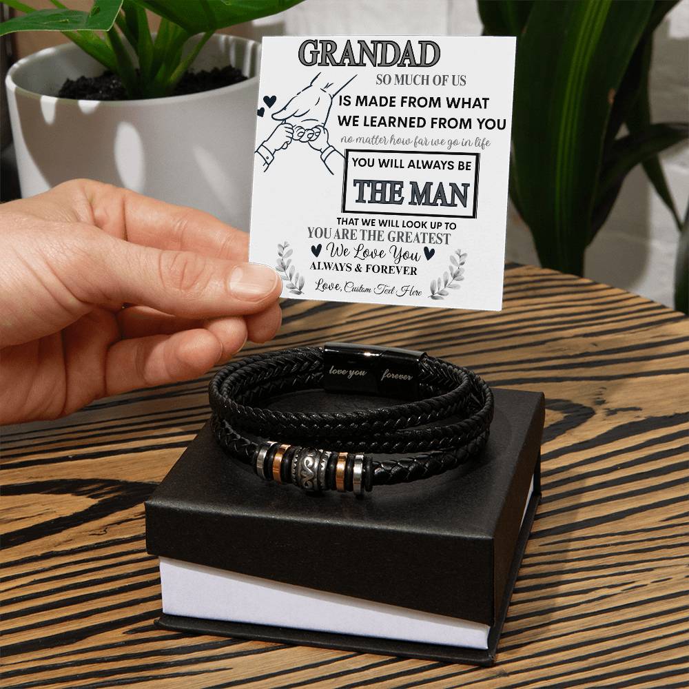 Always & Forever The MAN| Personalized Bracelet