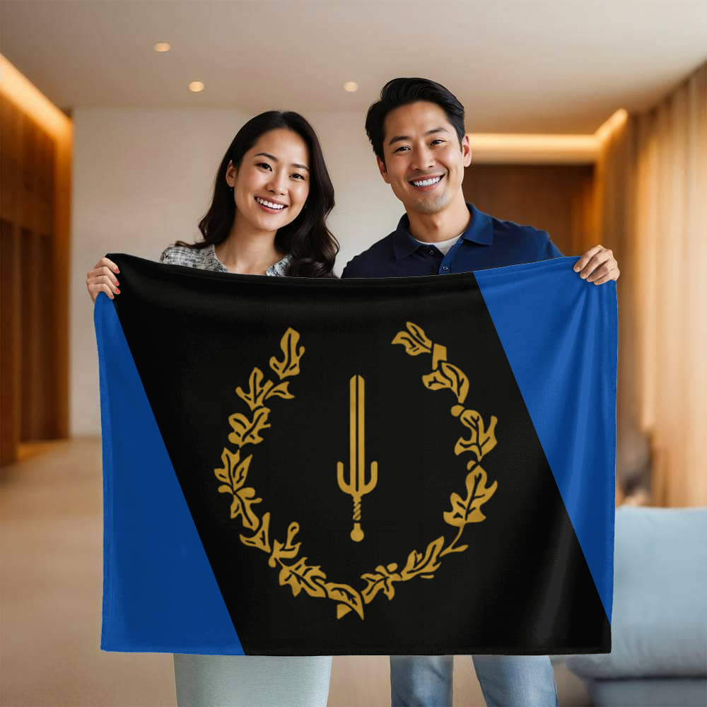 Black American Heritage Flag Mink Touch Fleece Blanket | Luxurious Mink Touch Throw | Cultural Pride Blanket | SOULAAN Collection