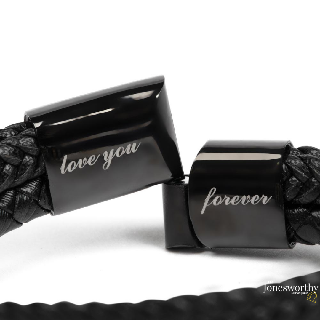 Agape Love “Love You Forever” Bracelet for Men – Meaningful Gift Symbolizing Unconditional Love