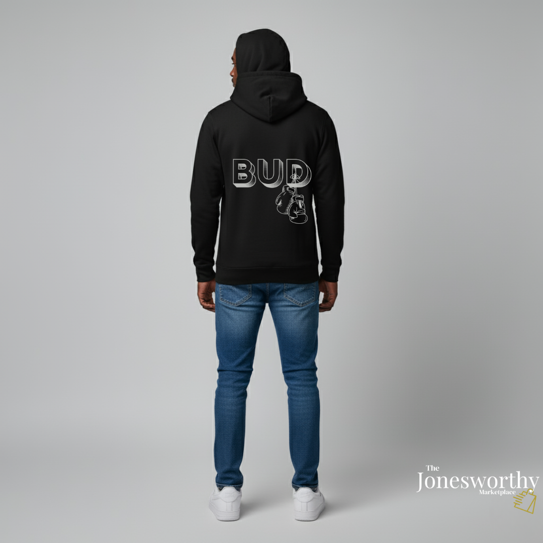Terence Bud Crawford Graphic Tees | Legends Never Lose Front & Back Design | Short-Sleeve Cotton T-Shirt and Long-Sleeve Hooded Tee