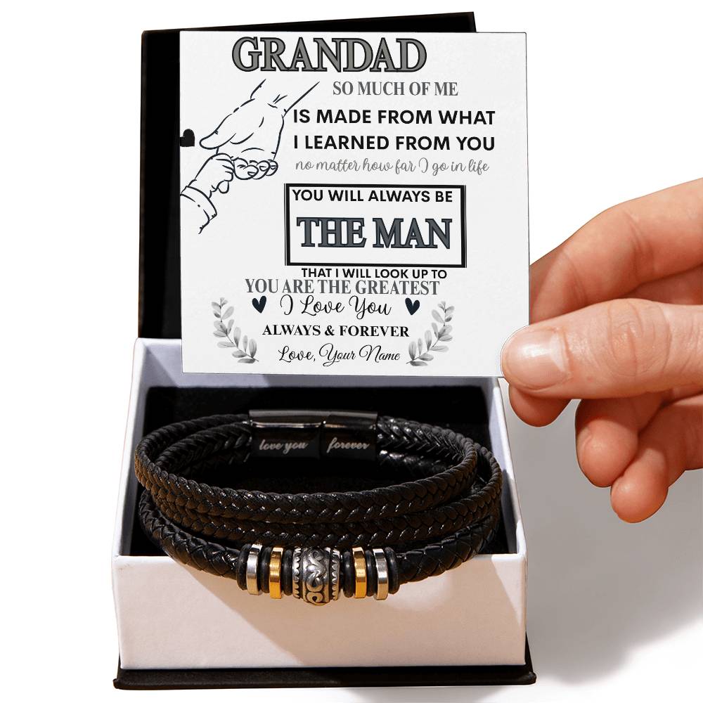 Always & Forever The MAN| Personalized Bracelet