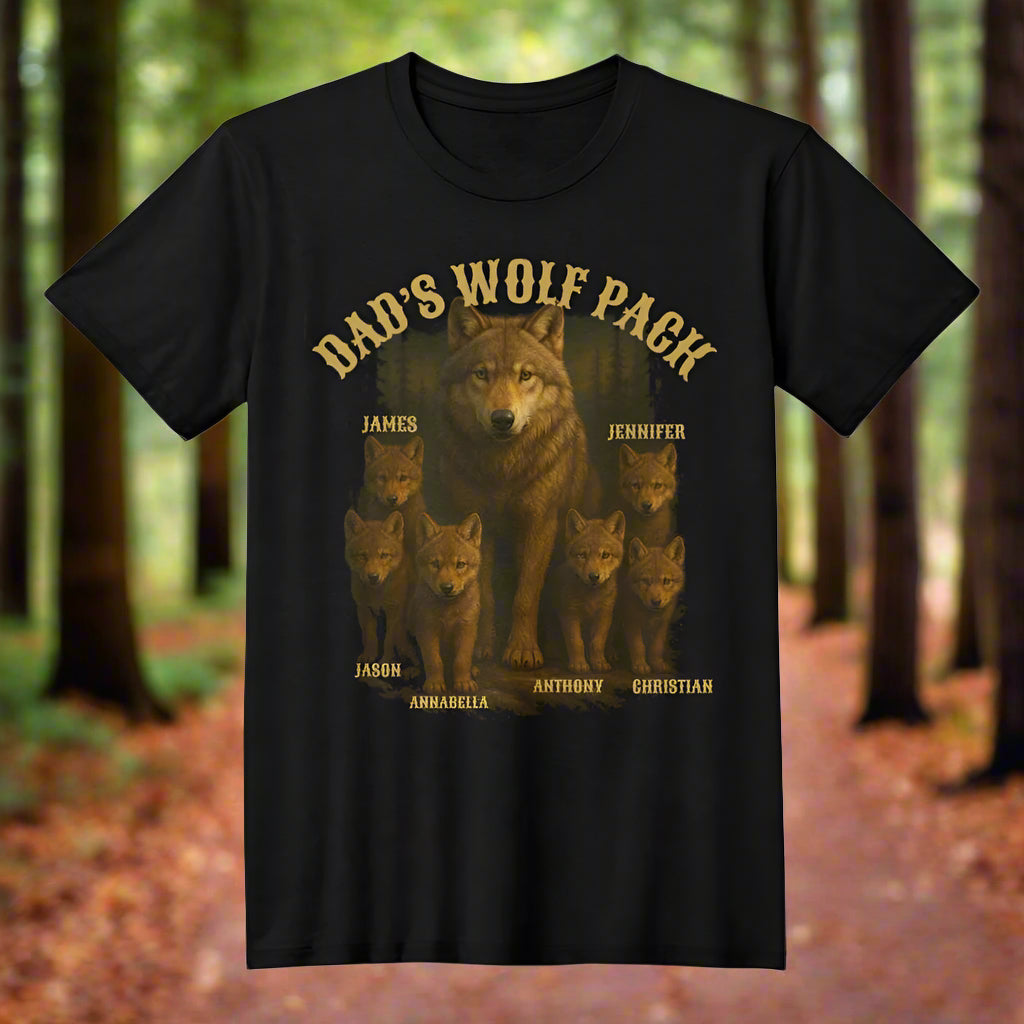 Lead-the-Pack | Personalized Wolf-Pack Tee