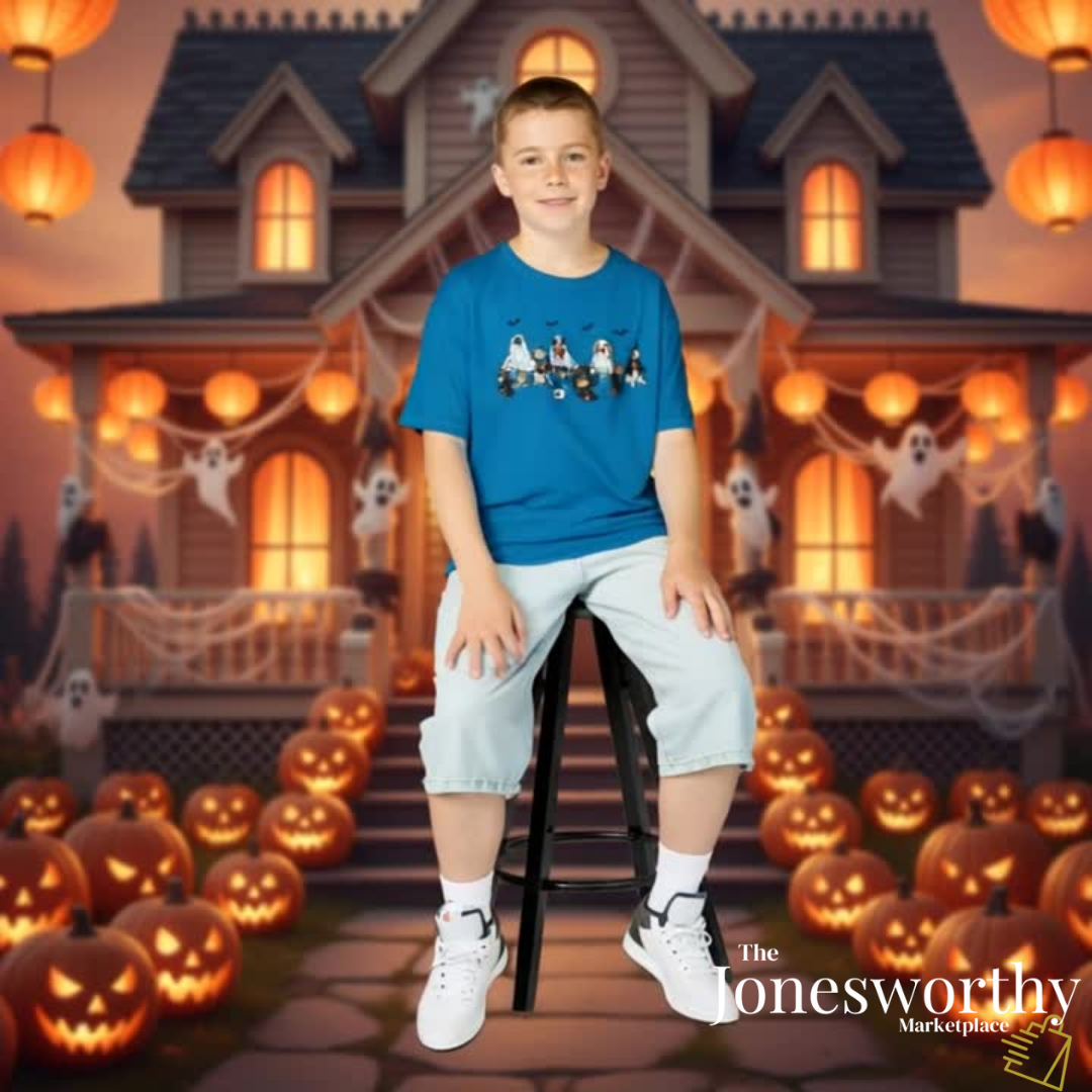 Cute Ghost Dogs Halloween Shirts, Sweatshirts, Hoodies, Crop Tops & Onesies | Dog Lovers Halloween Gift for the Whole Family