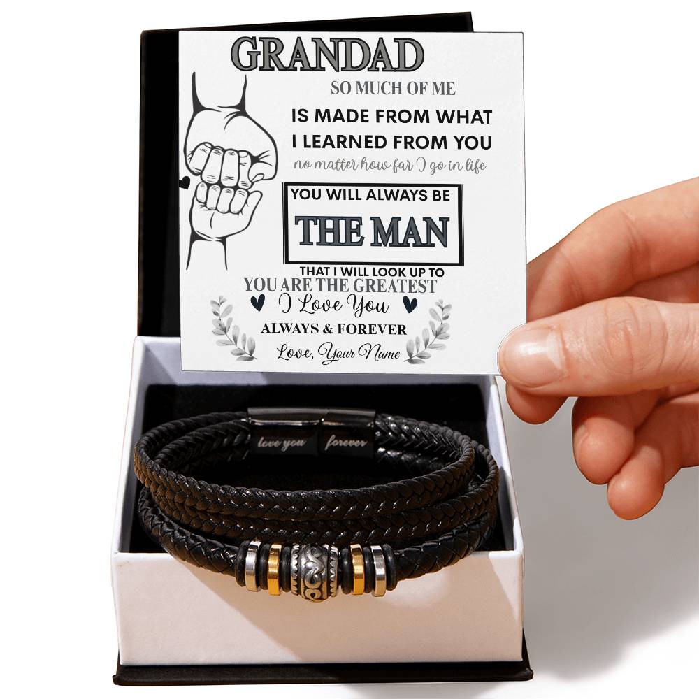Always & Forever The MAN| Personalized Bracelet