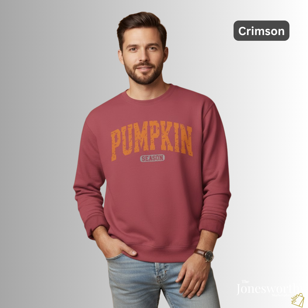 Pumpkin Season Sweatshirt Unisex Comfort Colors Crewneck | Cozy Fall Sweatshirt | Thanksgiving | Halloween | Sweater Weather Gift