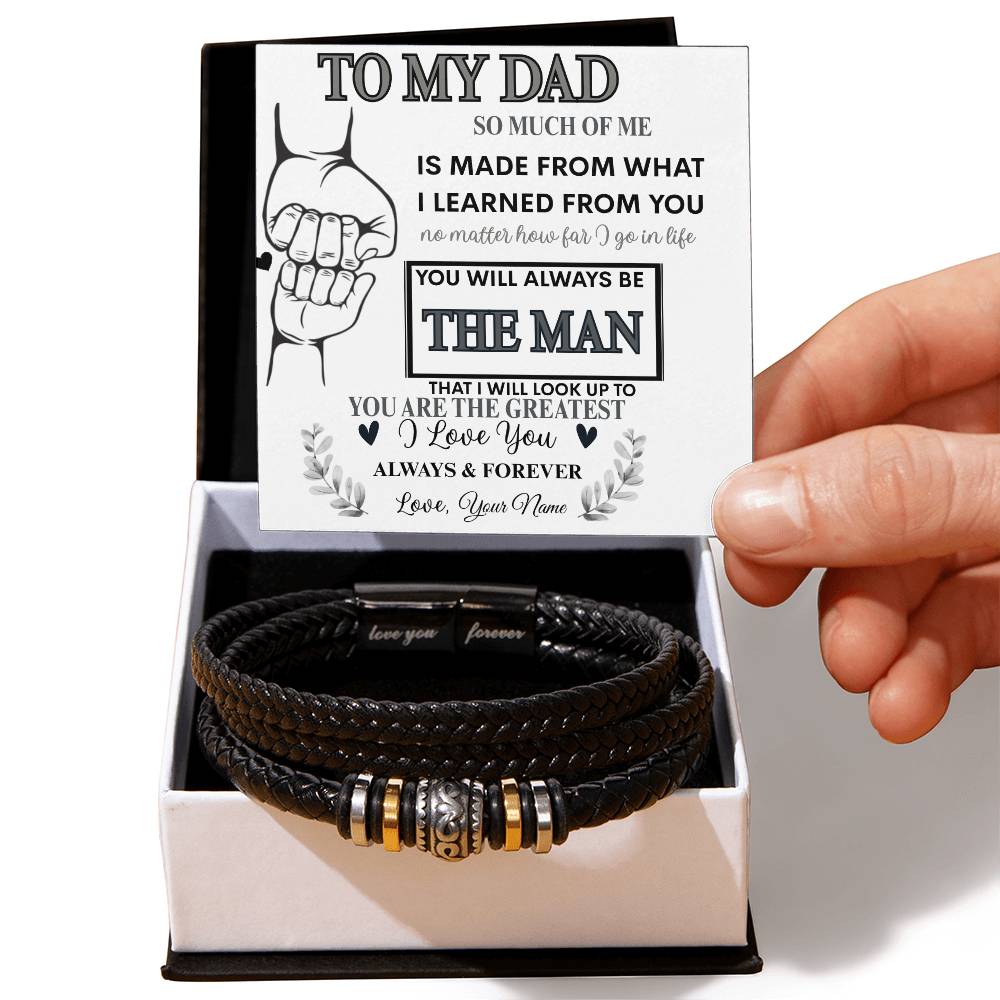 Always & Forever The MAN| Personalized Bracelet