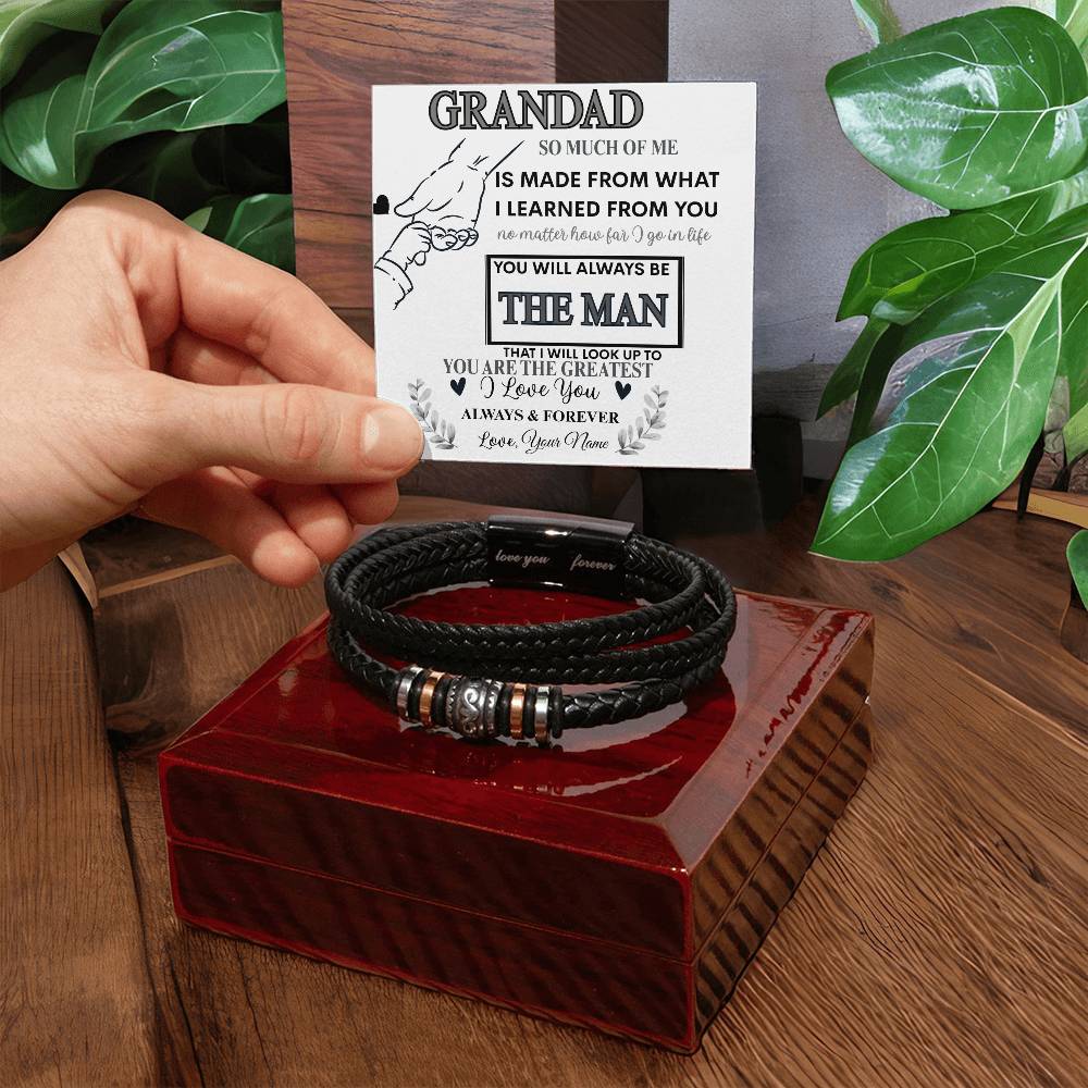 Always & Forever The MAN| Personalized Bracelet