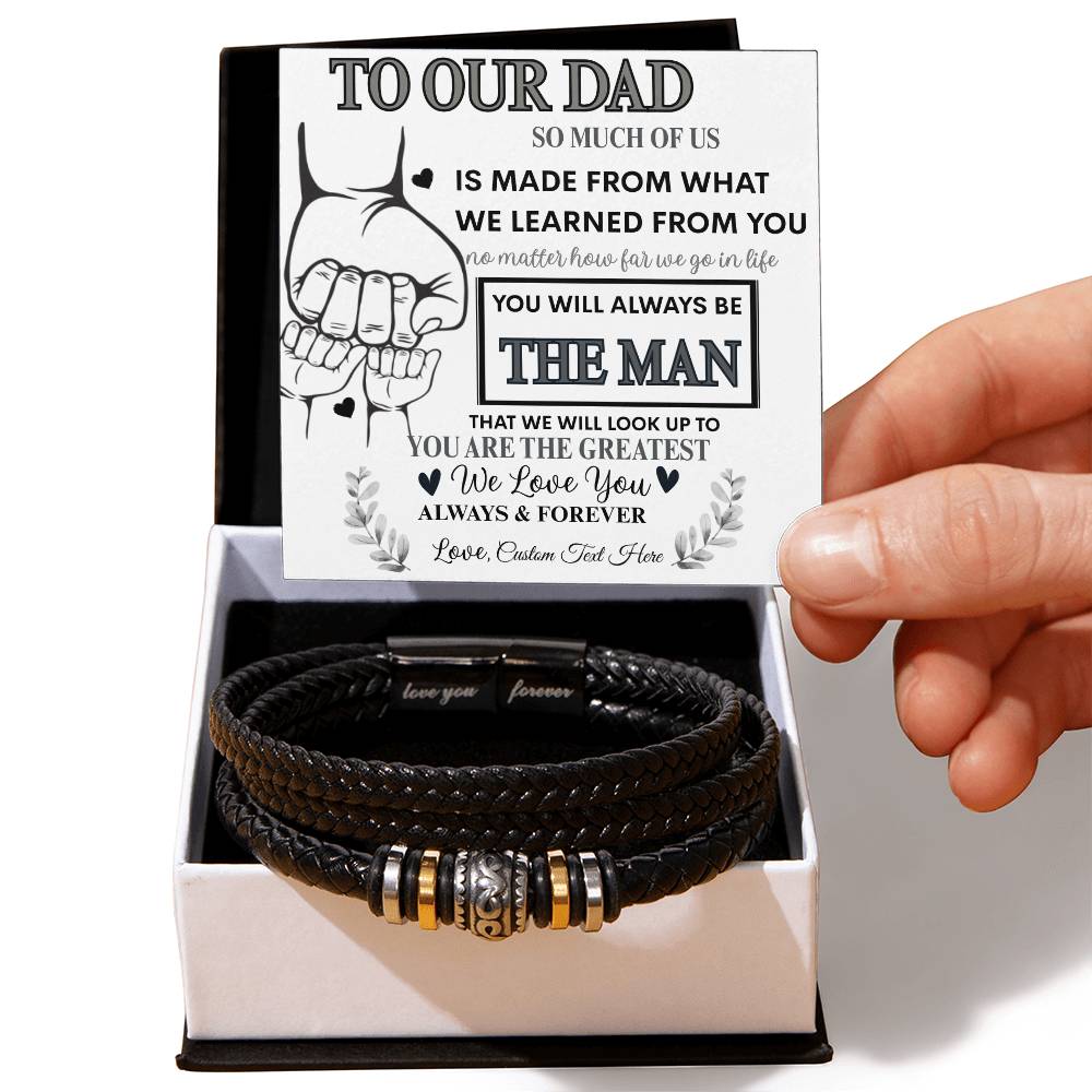 Always & Forever The MAN| Personalized Bracelet