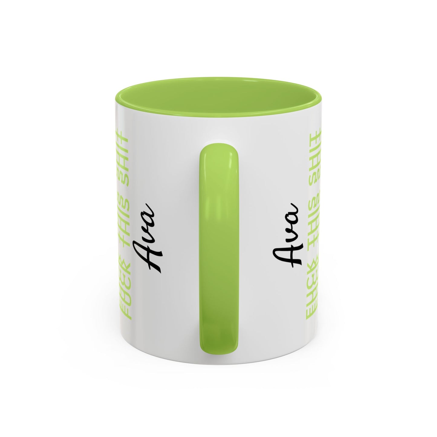 Hidden Swear Message Mug – “Fuck This Shit” | Funny Office Coffee Cup |Gift for Coworkers, Friends & Retirements| White Elephant