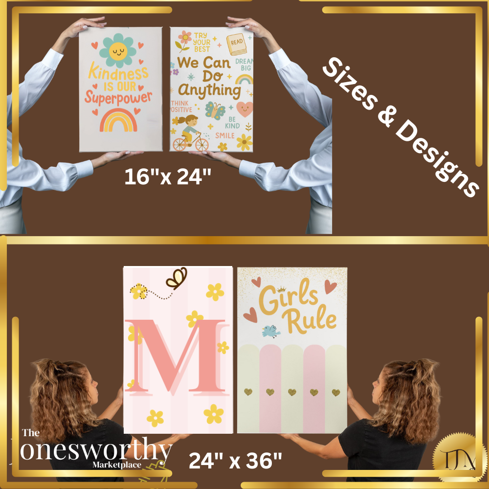Girl Power | Positive Affirmation | Empowerment Wall Prints