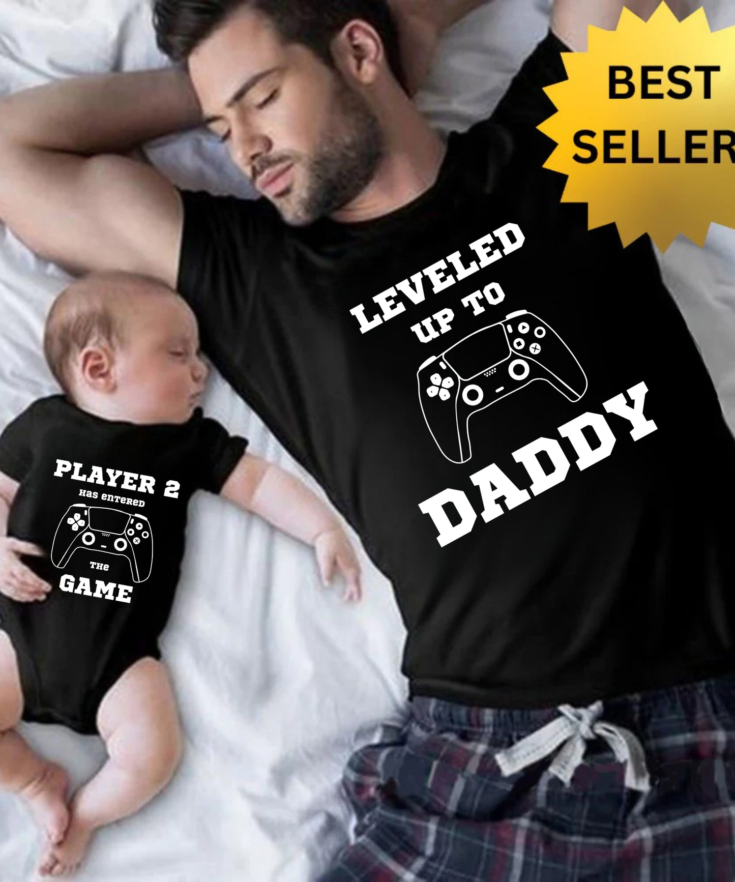 LEVELED - UP GAMER DADDY & ME | DUO SET