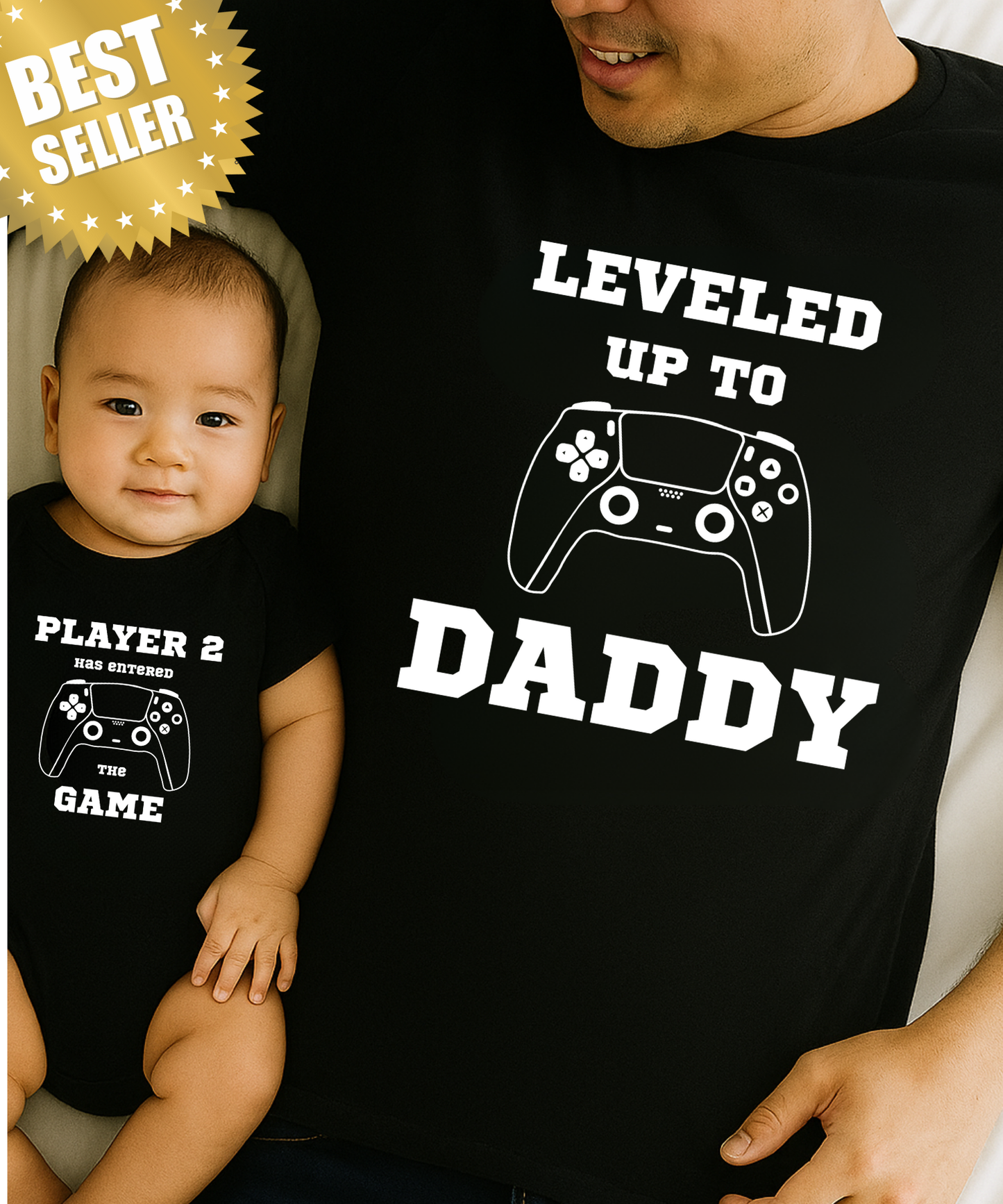 LEVELED - UP GAMER DADDY & ME | DUO SET