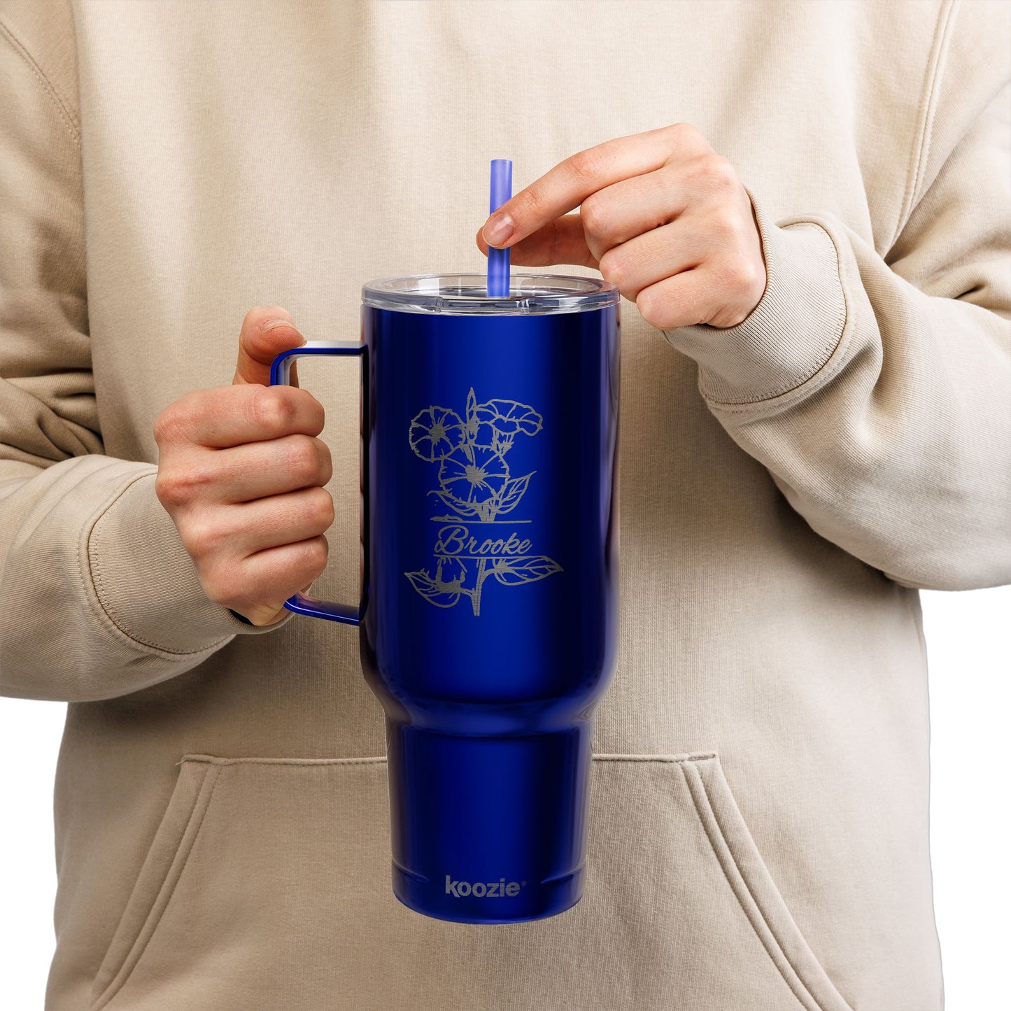 Bloom Boldly | Personalized Birth Flower Tumbler| 40oz