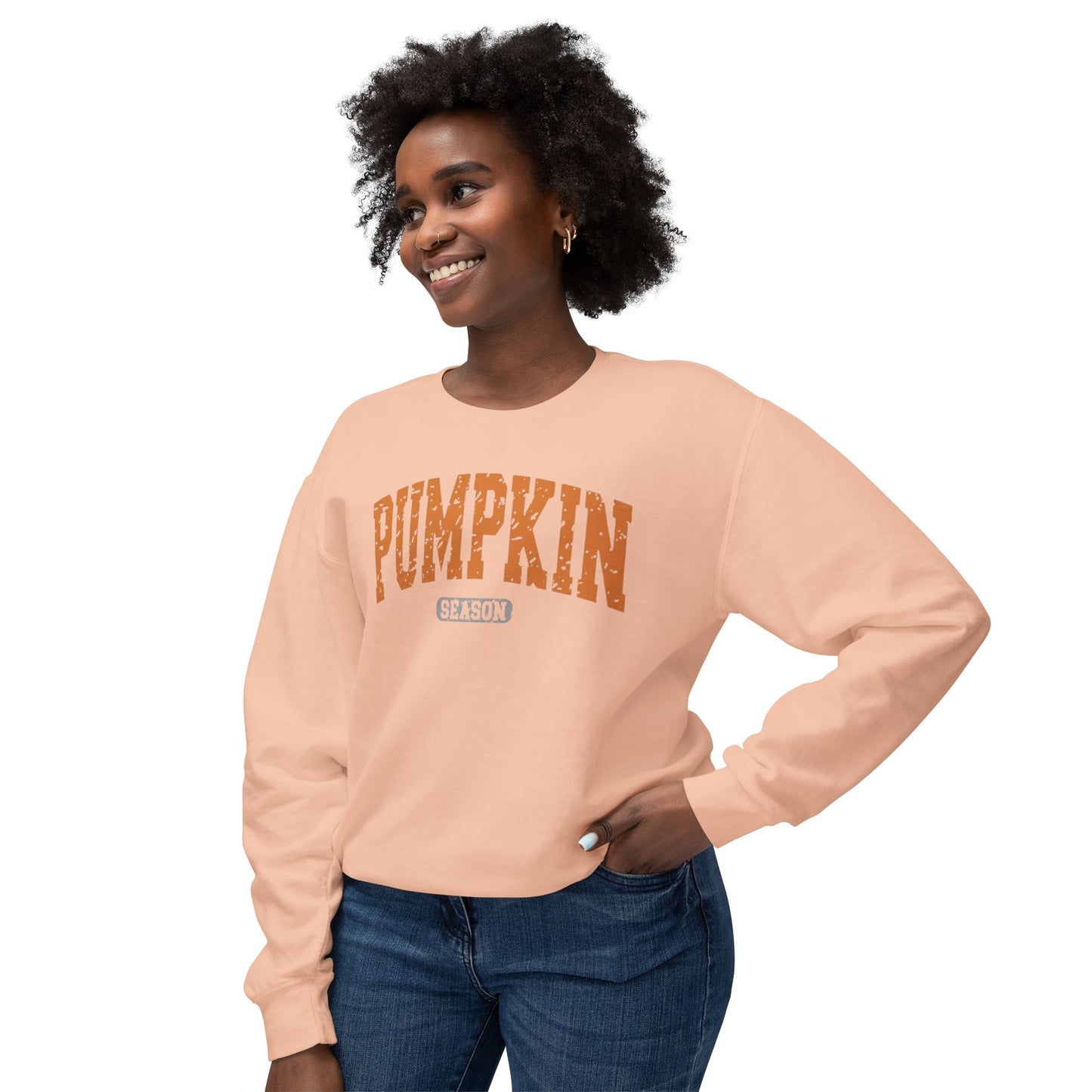 Pumpkin Season Sweatshirt Unisex Comfort Colors Crewneck | Cozy Fall Sweatshirt | Thanksgiving | Halloween | Sweater Weather Gift