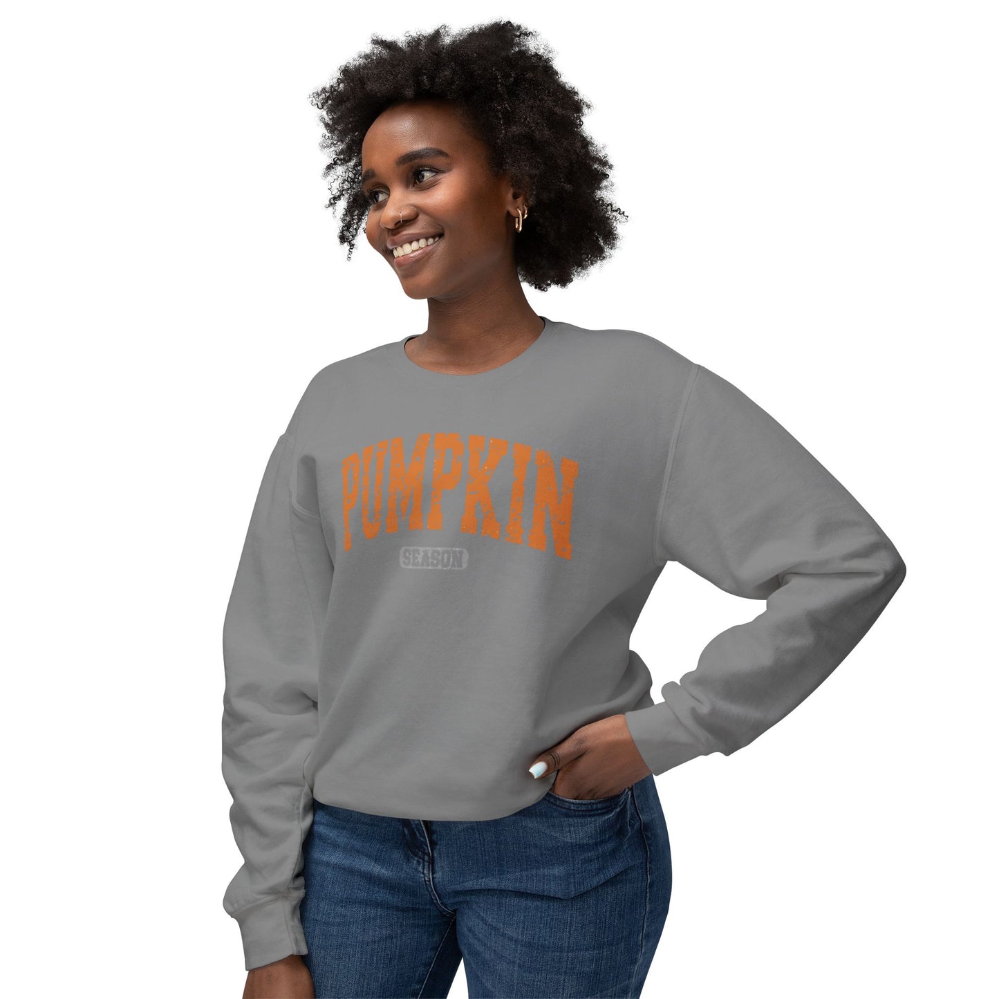 Pumpkin Season Sweatshirt Unisex Comfort Colors Crewneck | Cozy Fall Sweatshirt | Thanksgiving | Halloween | Sweater Weather Gift