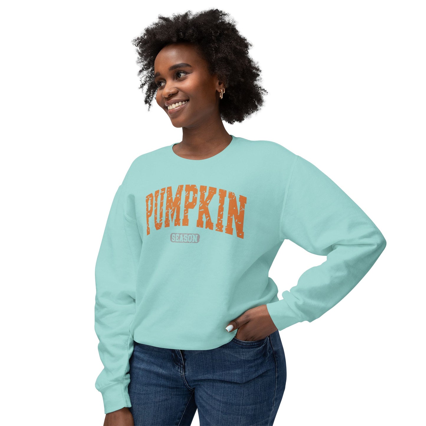 Pumpkin Season Sweatshirt Unisex Comfort Colors Crewneck | Cozy Fall Sweatshirt | Thanksgiving | Halloween | Sweater Weather Gift