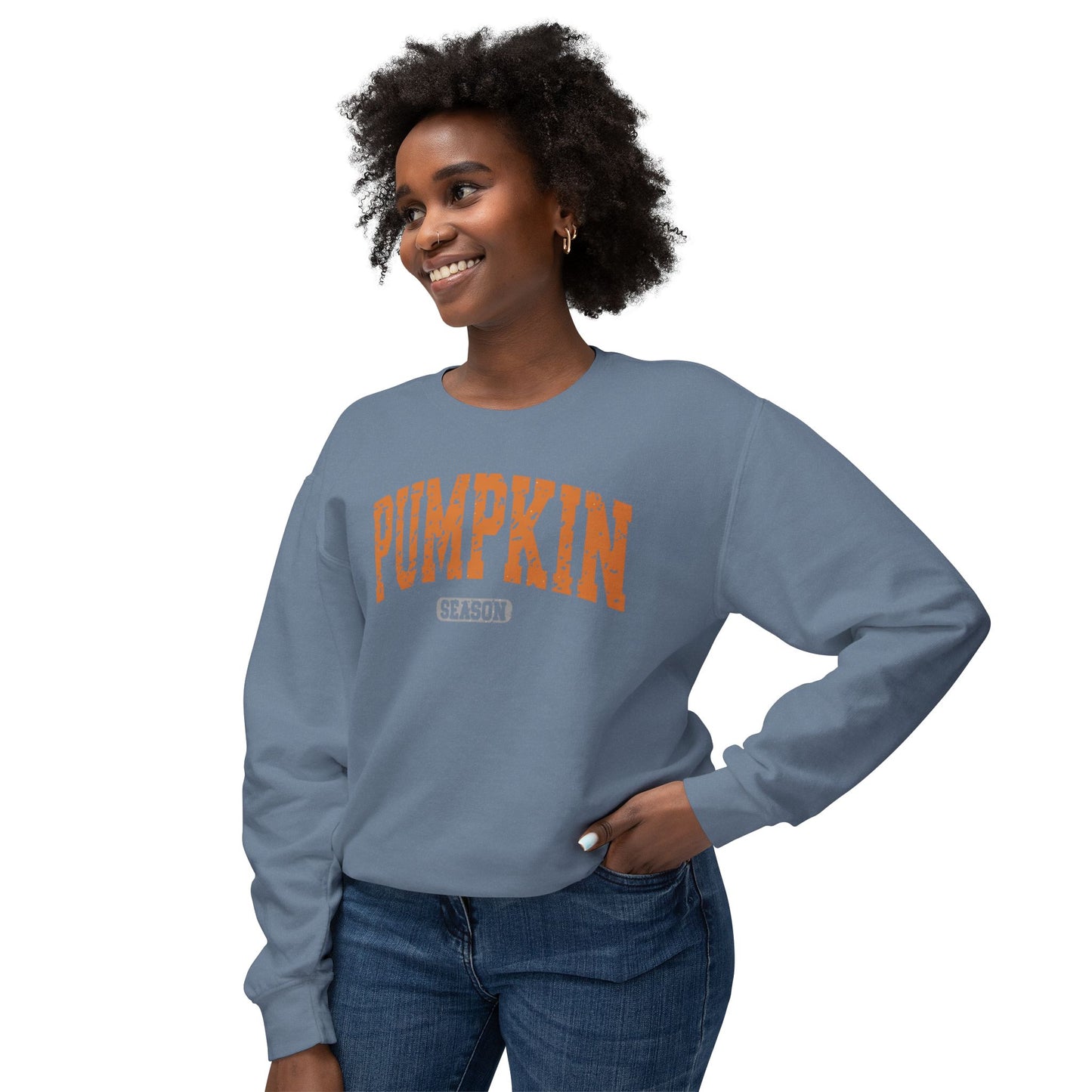 Pumpkin Season Sweatshirt Unisex Comfort Colors Crewneck | Cozy Fall Sweatshirt | Thanksgiving | Halloween | Sweater Weather Gift
