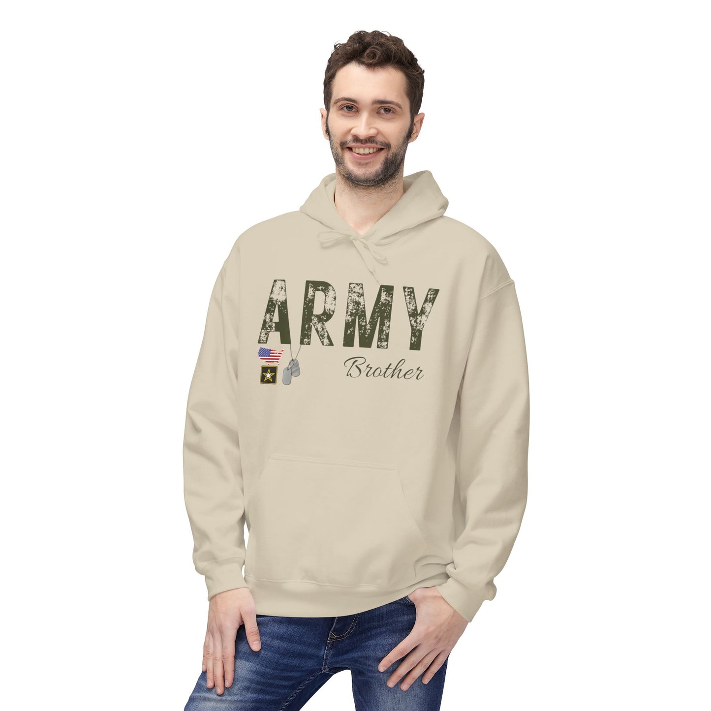Personalized Army Family Support Tee, Sweatshirt & Hoodie Collection | Custom Military Apparel for Army Families