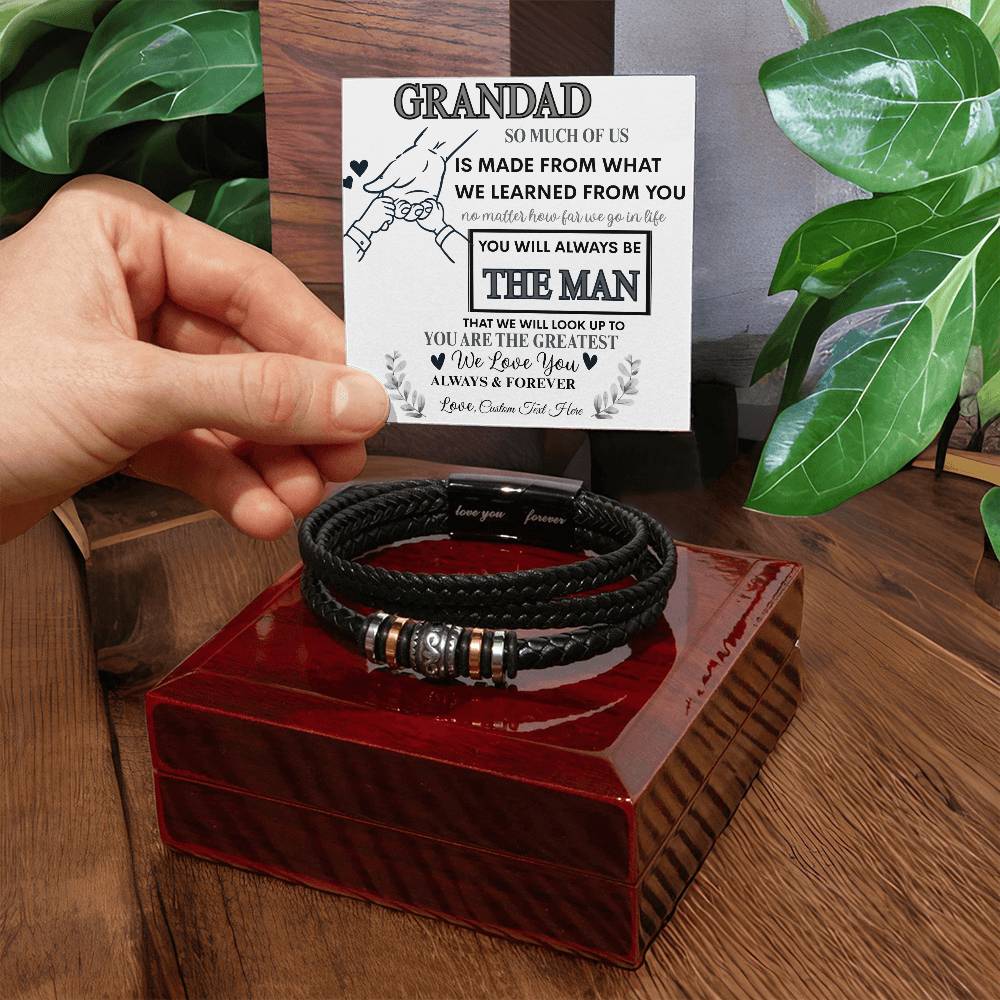 Always & Forever The MAN| Personalized Bracelet