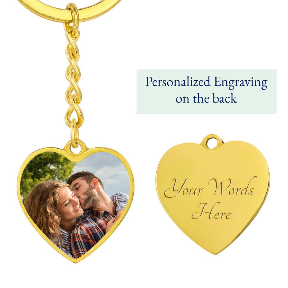 I F💛cking Need You | Personalized Photo Heart Keychain