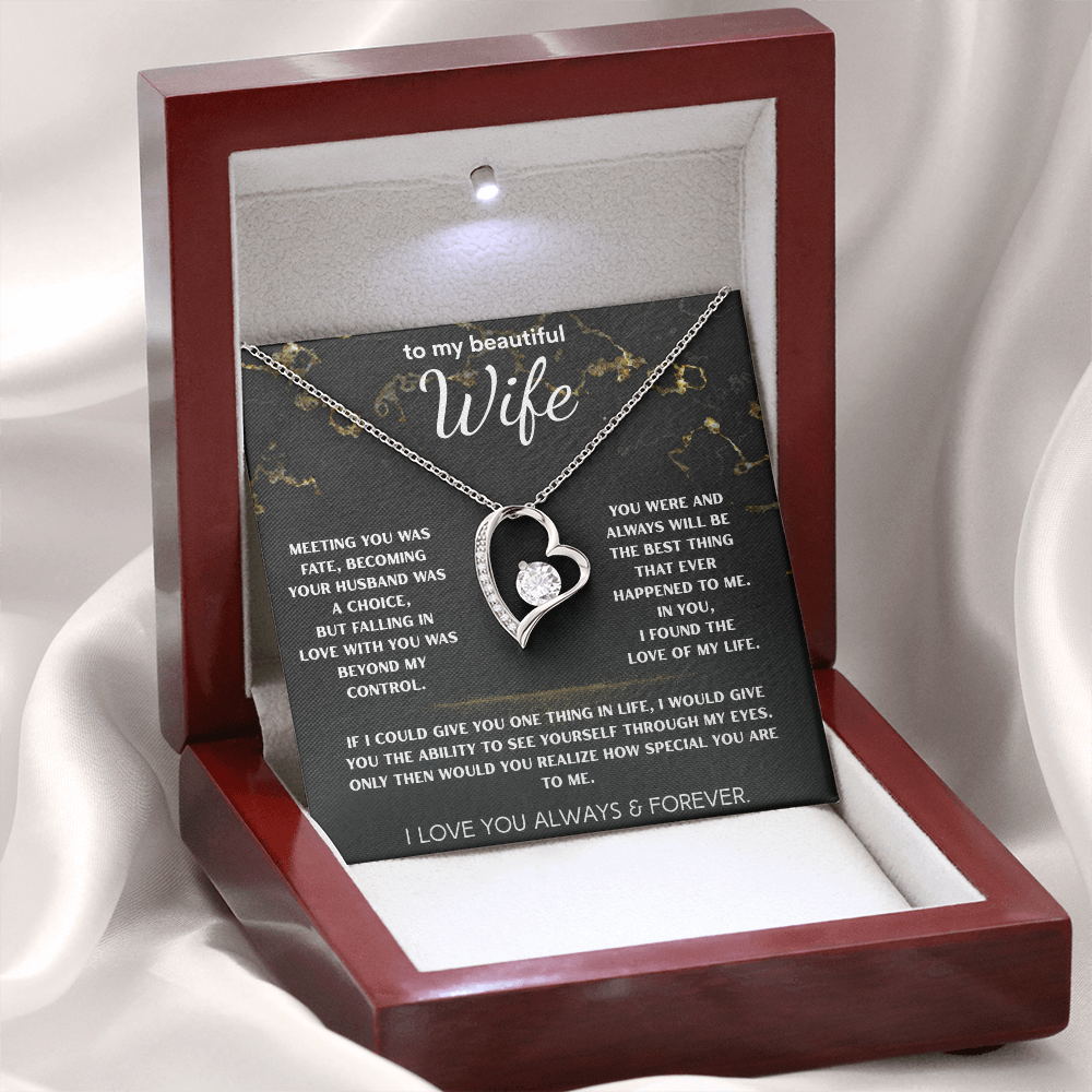 To My Beautiful Wife | Love, Unmatched Necklace