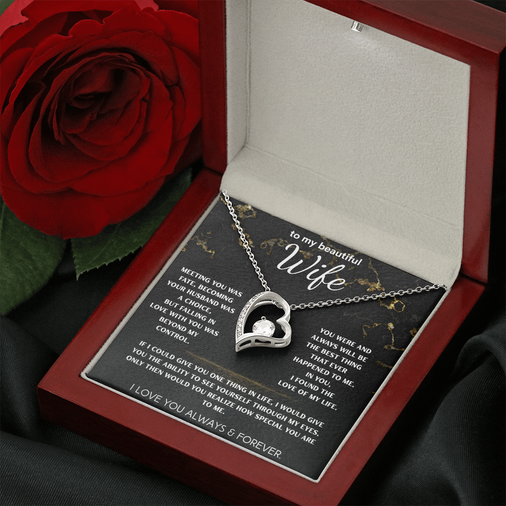 To My Beautiful Wife | Love, Unmatched Necklace