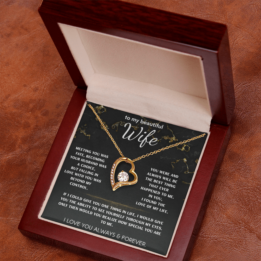 To My Beautiful Wife | Love, Unmatched Necklace