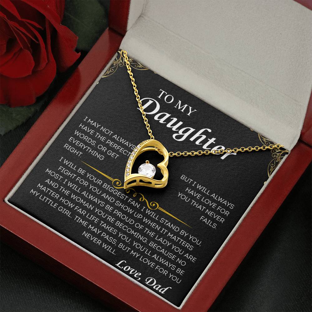 Always My Little Girl- Luxe Heart Necklace – From Dad, With Love