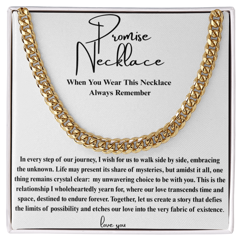 Unbreakable Bond Cuban Link | Promise Necklace