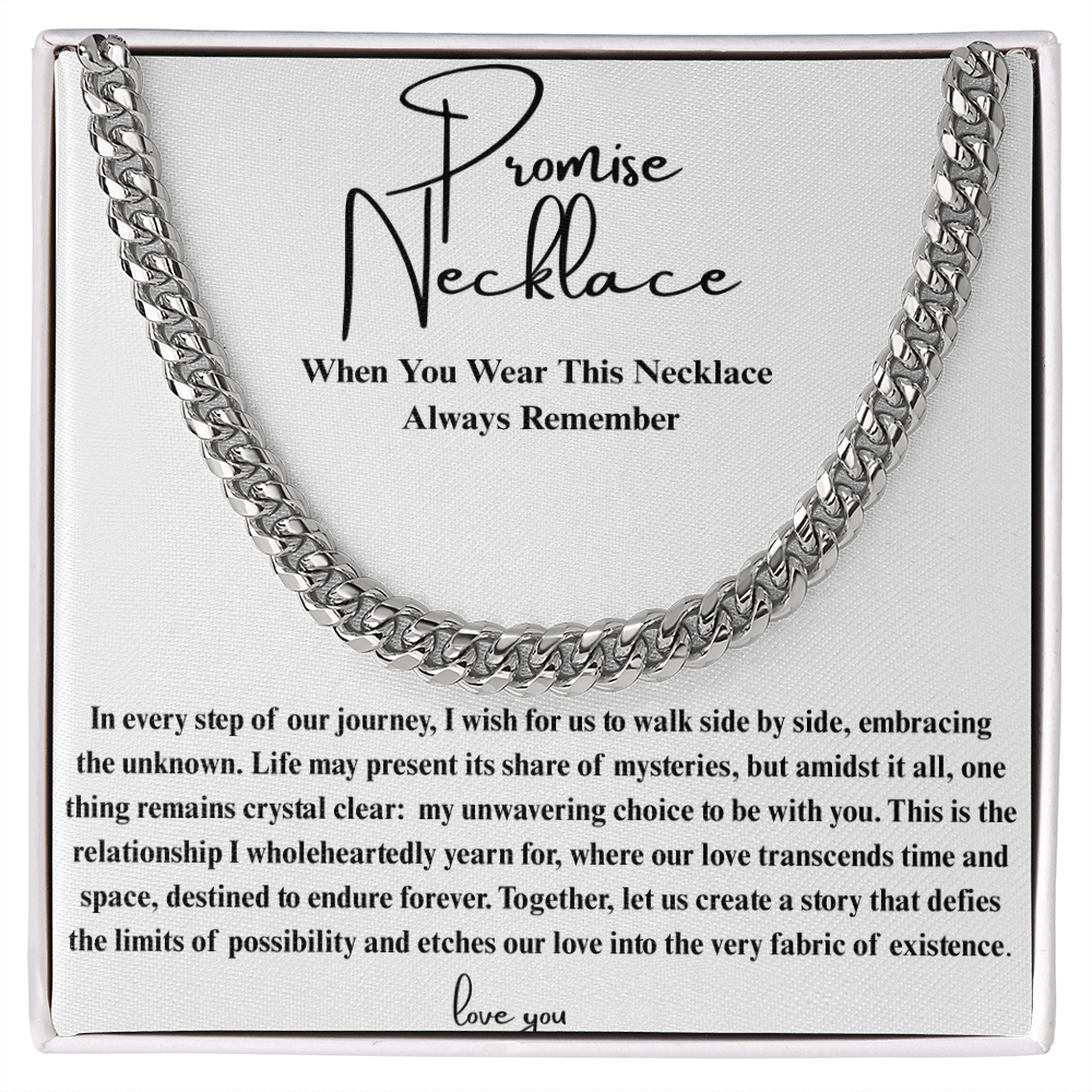 Unbreakable Bond Cuban Link | Promise Necklace