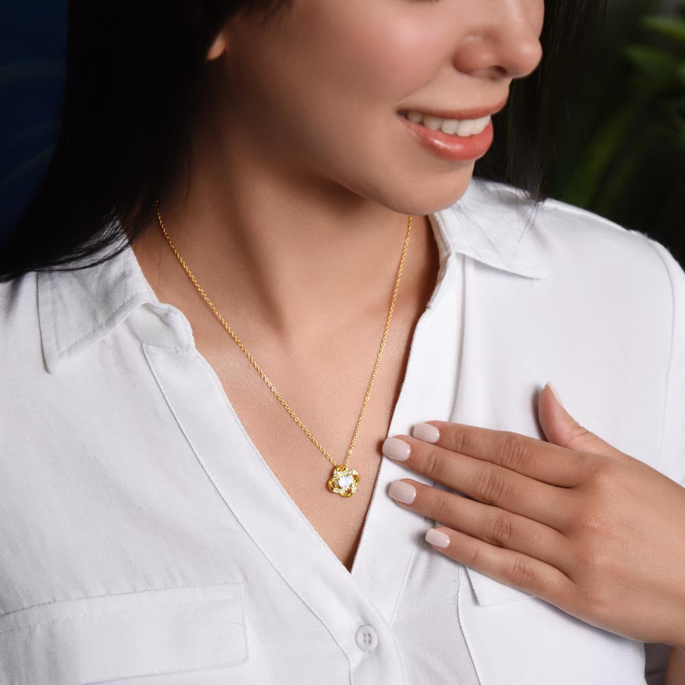To My Mother in Law | Love Knot Necklace