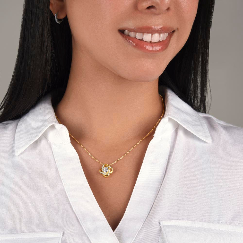 Ever After Glow Love Knot | Promise Necklace