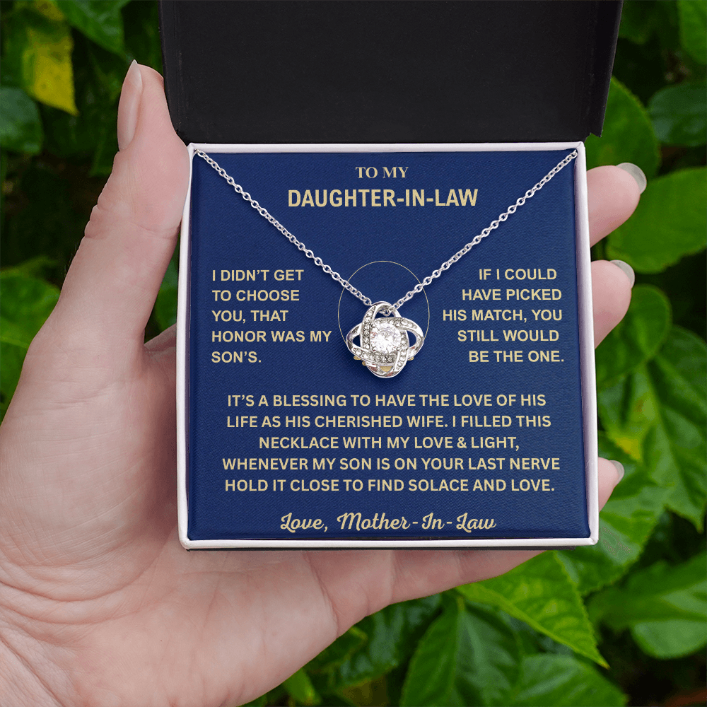 The Perfect Match Love Knot Necklace | Daughter-In-Law Edition