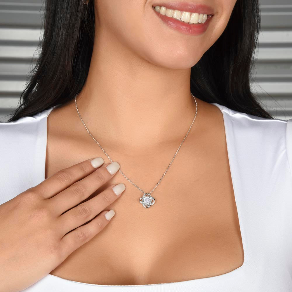 To My Daughter | From Dad Knot Necklace