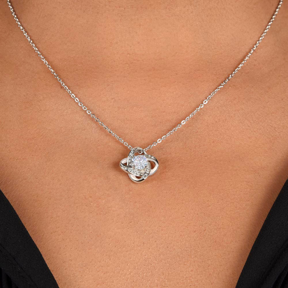 To My Boyfriend's Mother | Love Knot Necklace