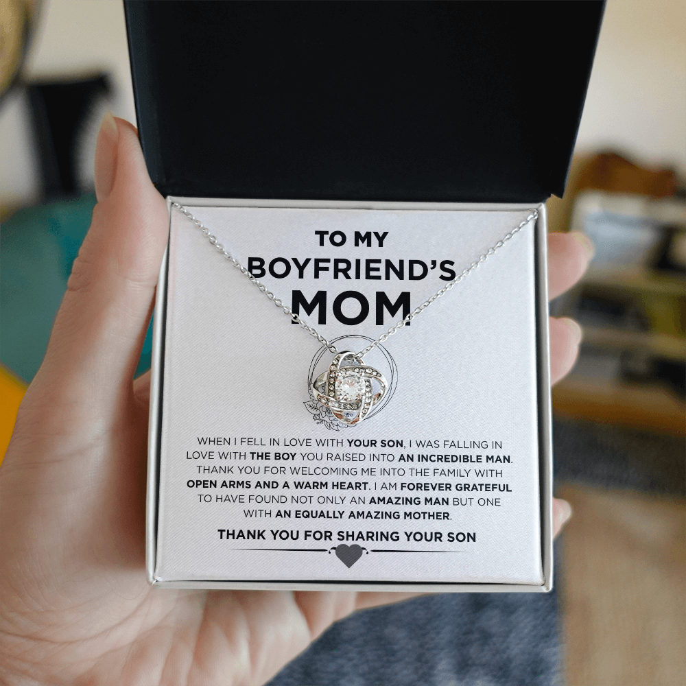 To My Boyfriend's Mother | Love Knot Necklace