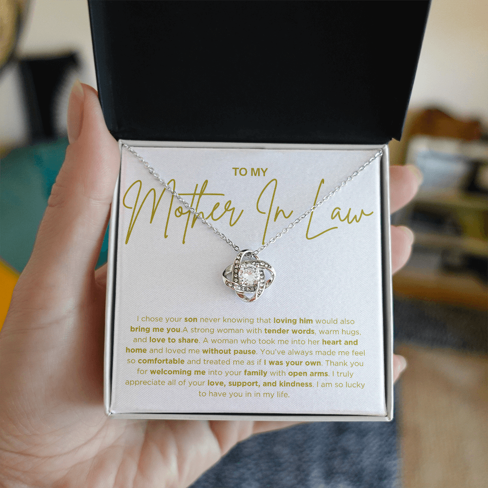 To My Mother in Law | Love Knot Necklace