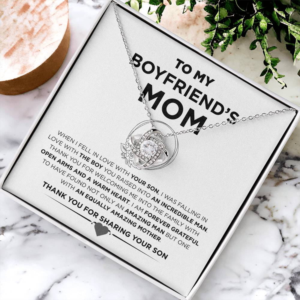 To My Boyfriend's Mother | Love Knot Necklace