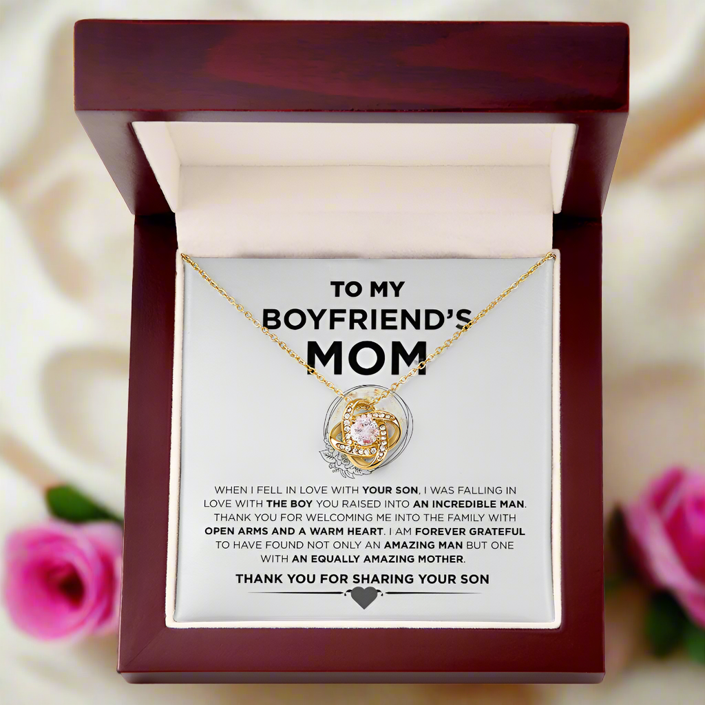 To My Boyfriend's Mother | Love Knot Necklace