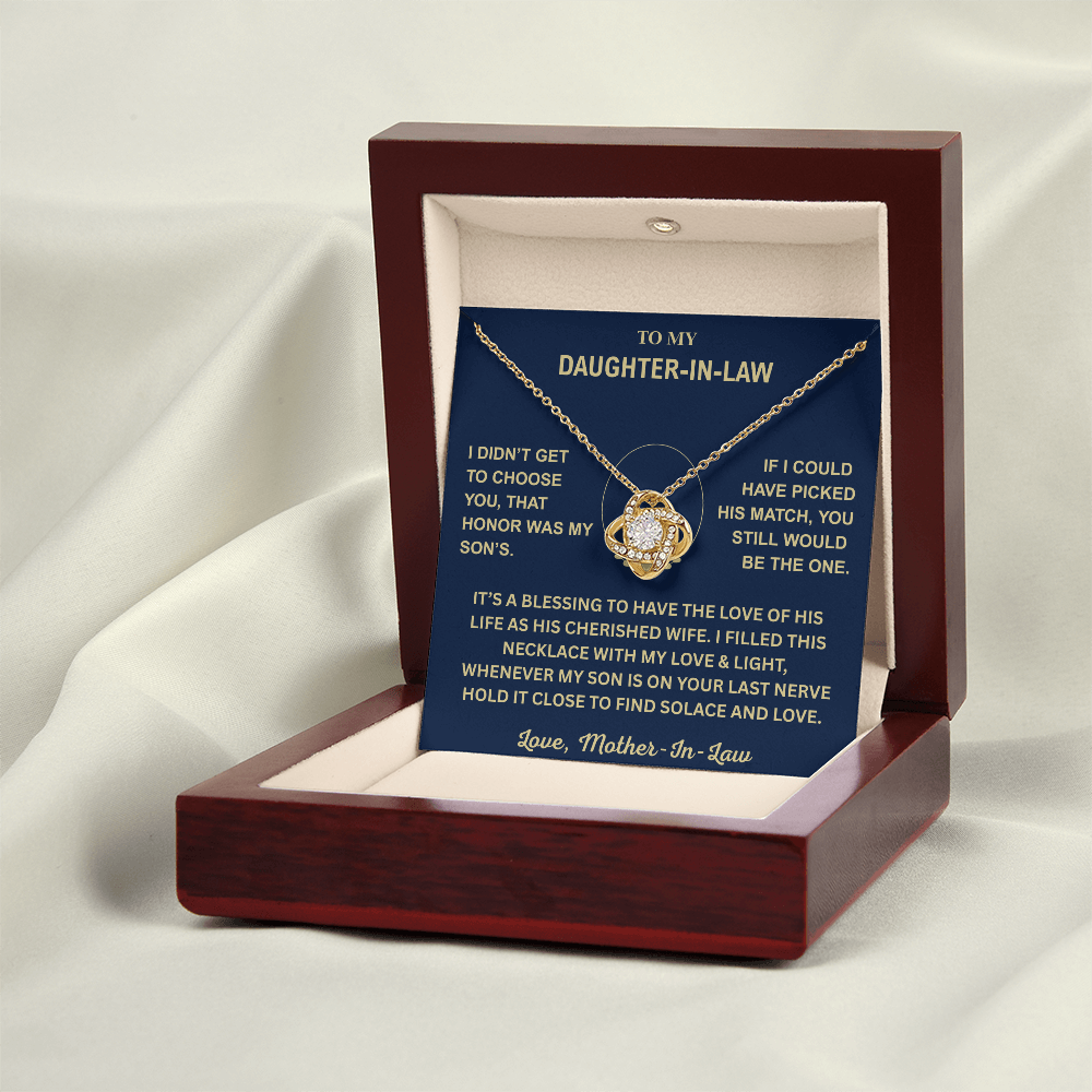 The Perfect Match Love Knot Necklace | Daughter-In-Law Edition