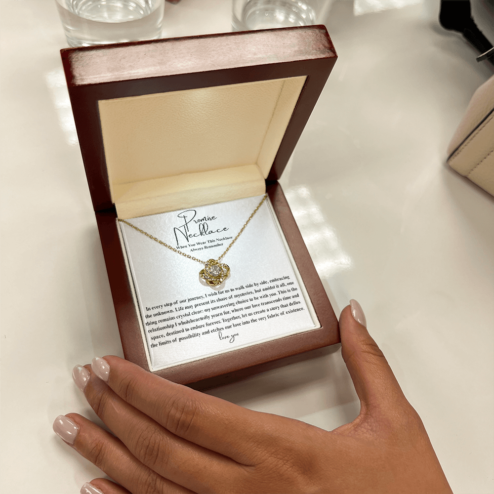 Ever After Glow Love Knot | Promise Necklace