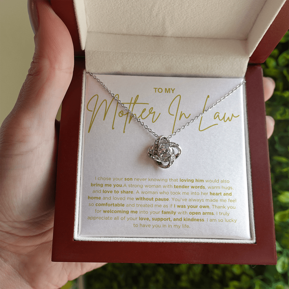 To My Mother in Law | Love Knot Necklace