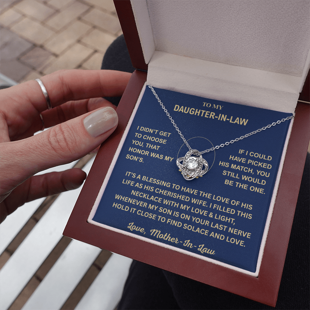 The Perfect Match Love Knot Necklace | Daughter-In-Law Edition