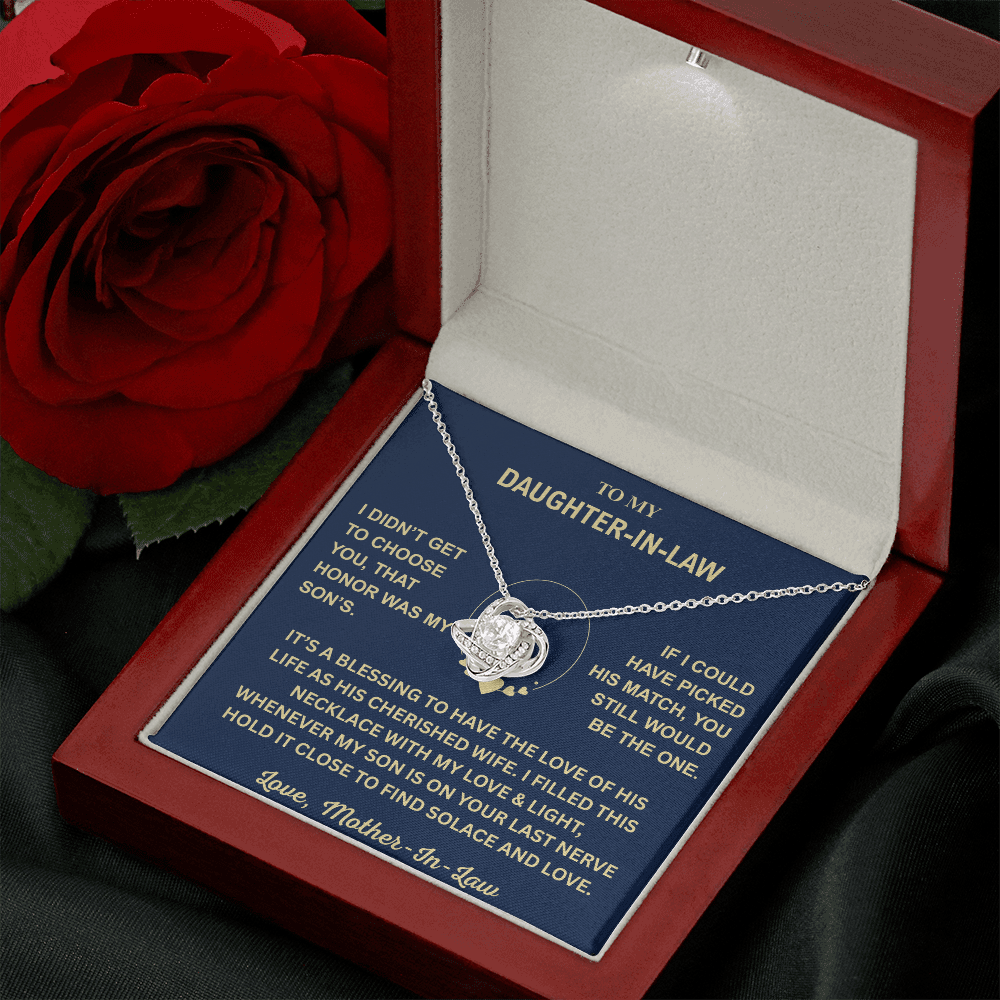 The Perfect Match Love Knot Necklace | Daughter-In-Law Edition